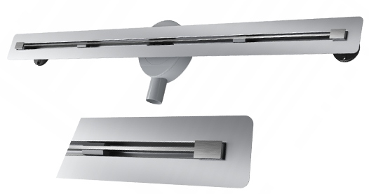 Lineárny Odtok Pod Dlažbu 90 cm Oceľová Sprchová Vanička Syfon Luno Inox