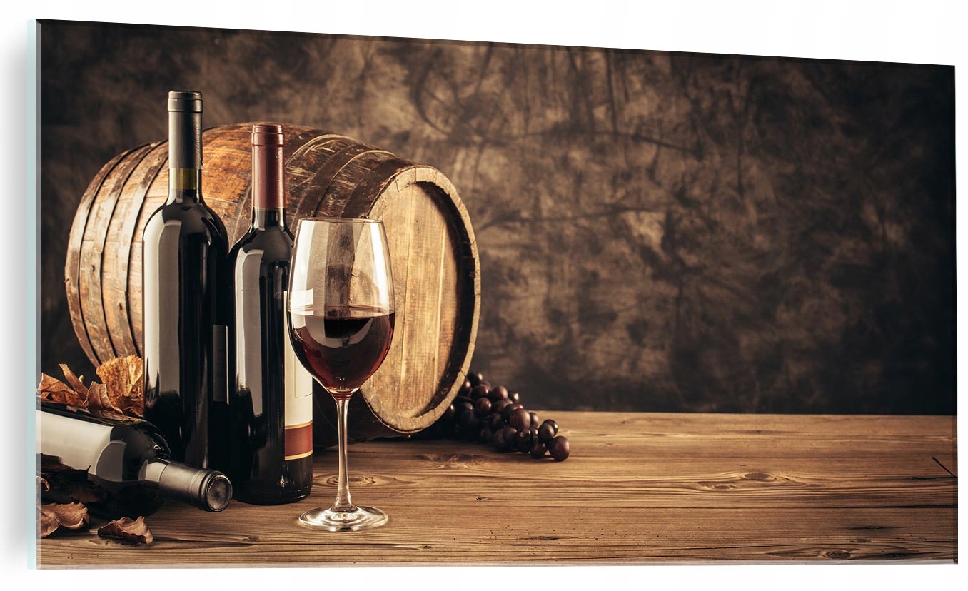 

Obraz Szklany do kuchni jadalni Wino 120x60 cm