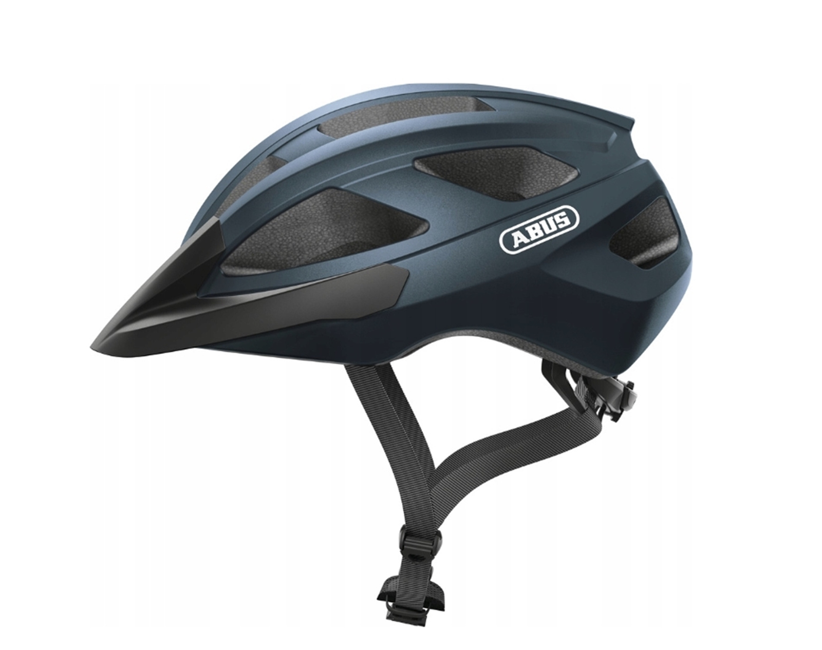 Kask rowerowy szosowy regulowany Abus Macator 51-55 CM z daszkiem R. S