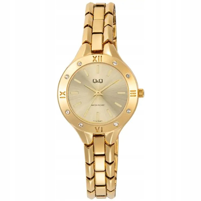 Dámské hodinky Qq F17A-003P zlaté
