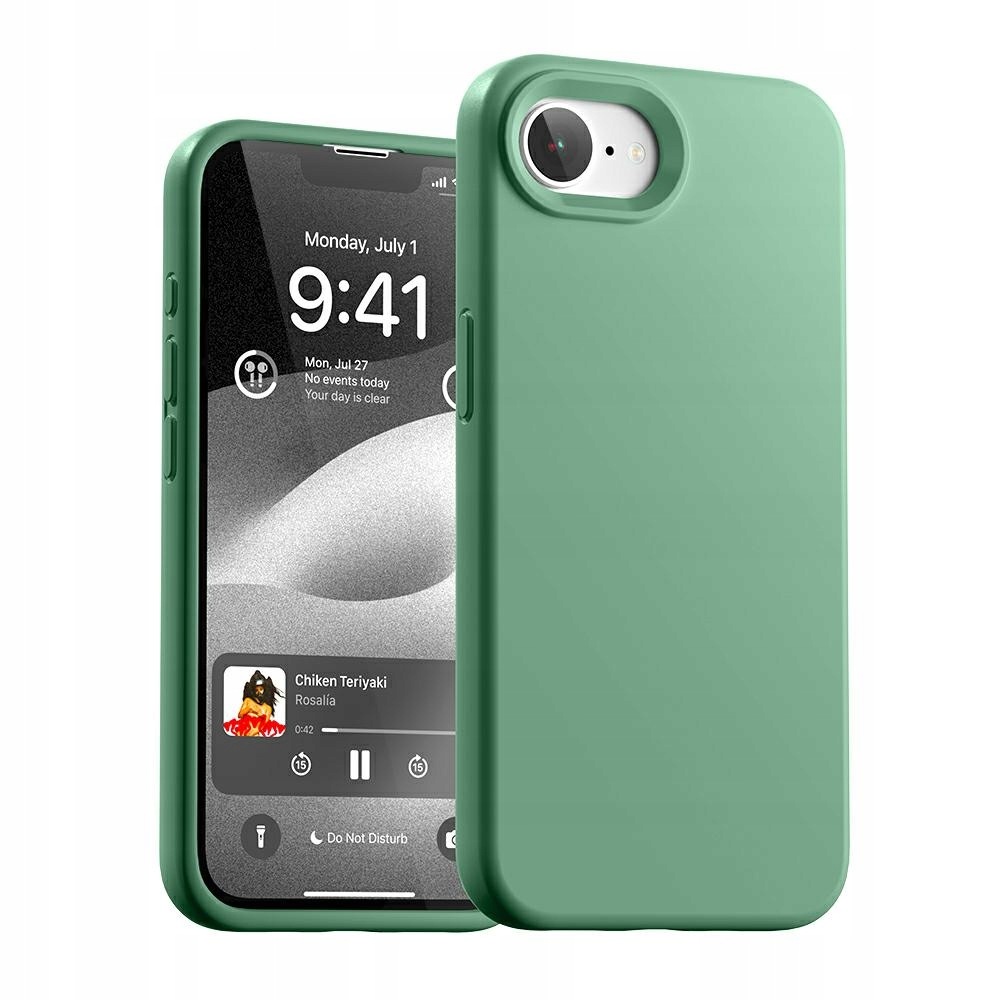 Mercury Silicone do iPhone 16e / 17e Zielony