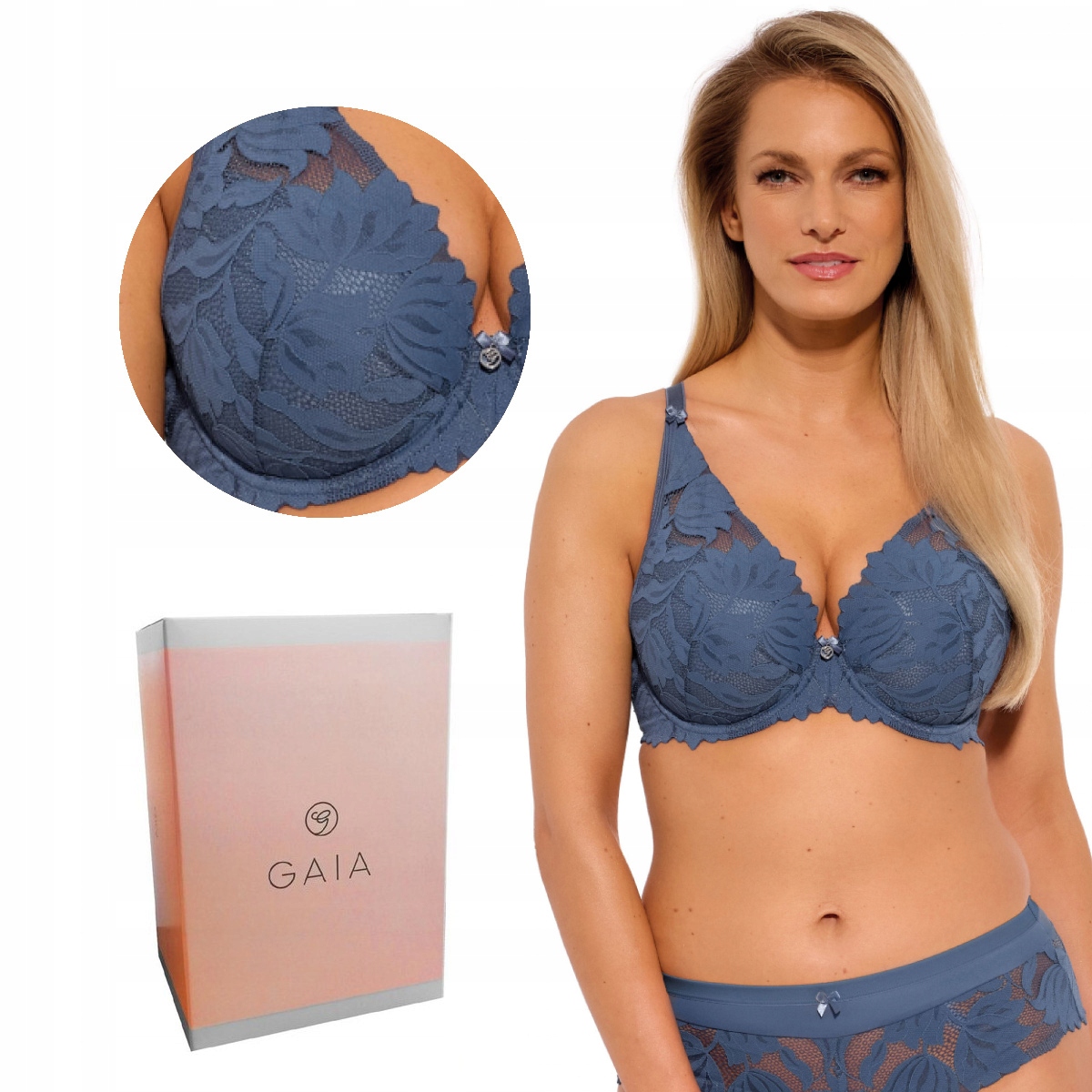 Podprsenka Push Up Sophia 1225 modrá 75B