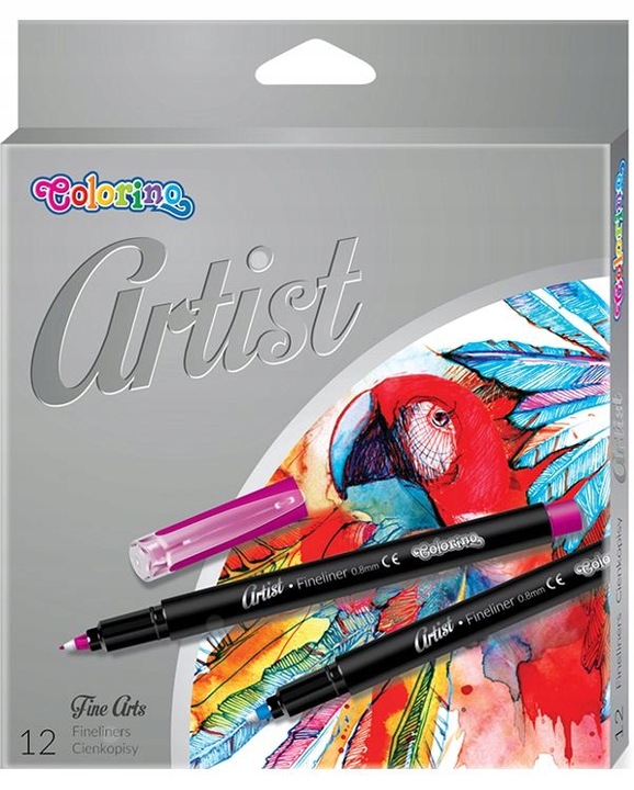 COLORINO ARTIS Cienkopisy 12 kolorów