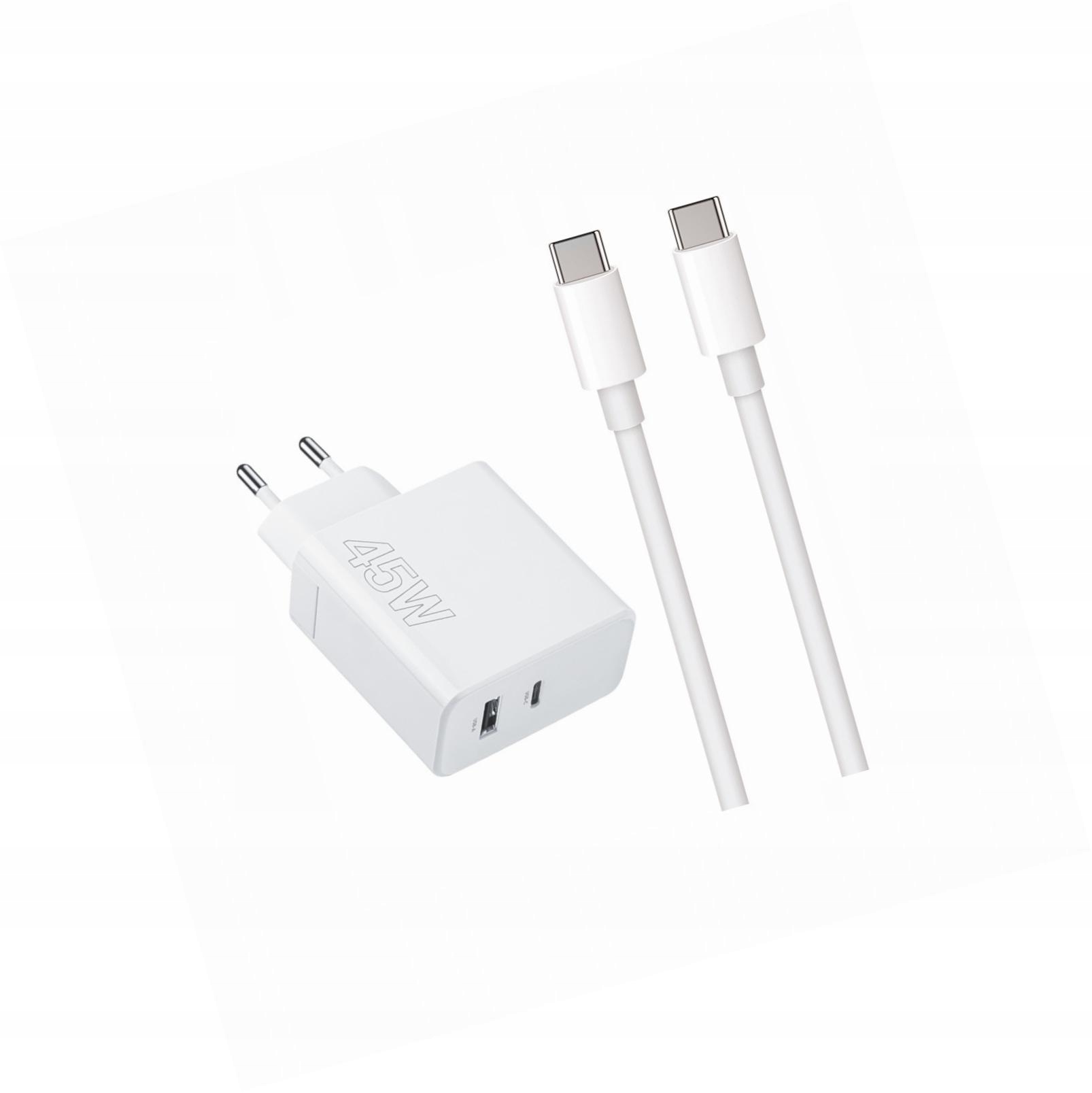Szybka ładowarka 45W z długim kablem 2m 2 wejścia do Lg K61