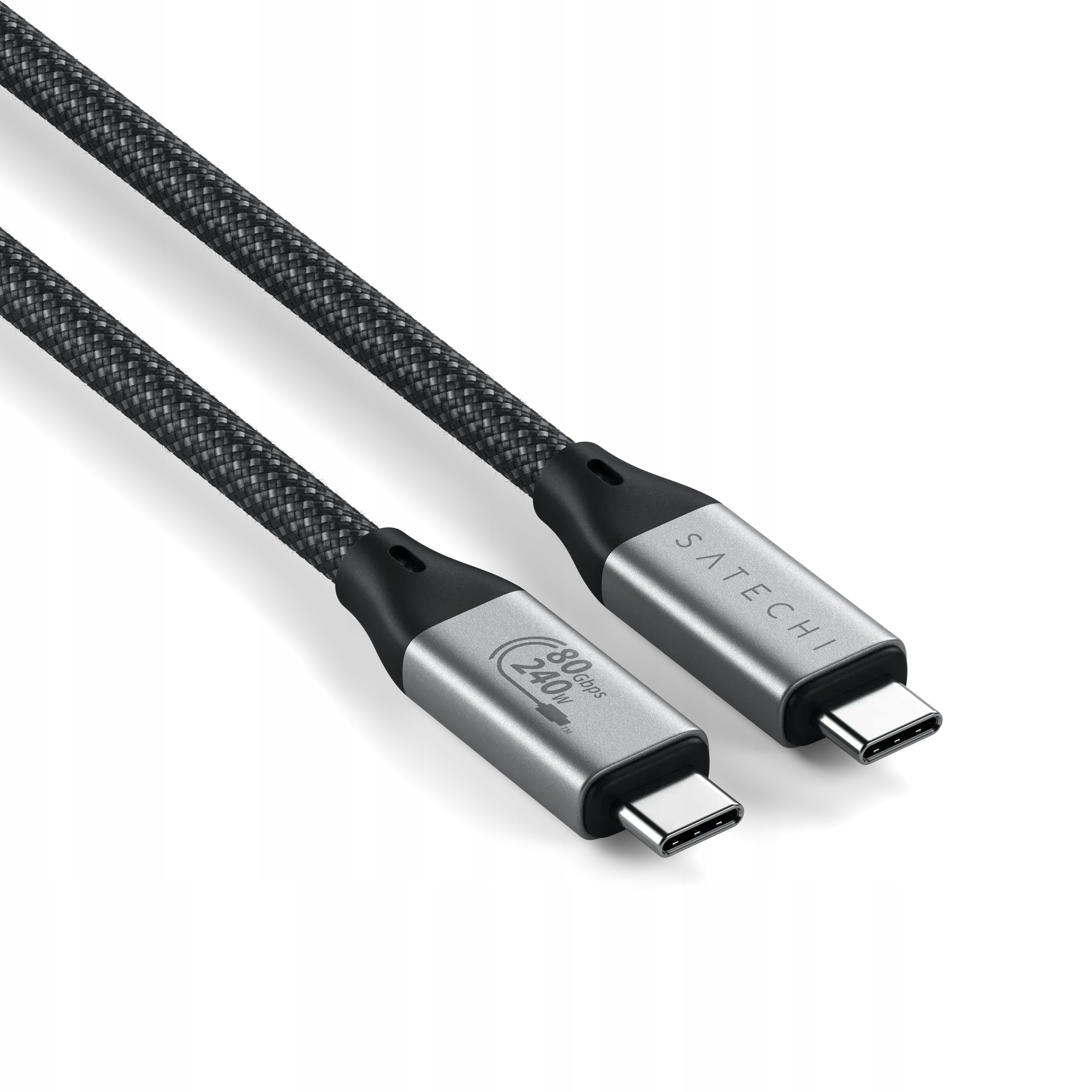 Satechi USB4 V2 Pro Kabel Usb-c, Pd 240W, 120/80 Gbps, 8K 4K 1,2 m