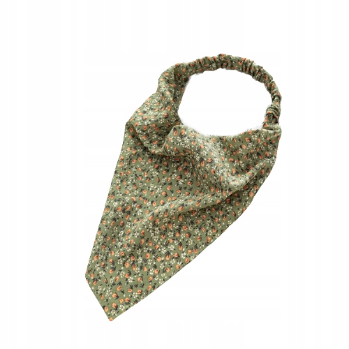

Gumka do włosów bandana opaska bandamka zielona