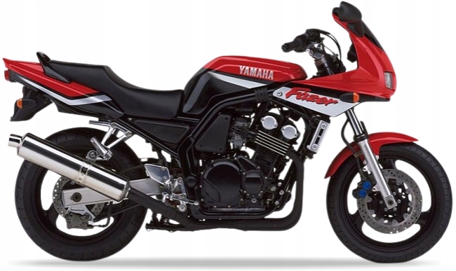 Nálepky Juula Na Motocykel Pre Yamaha Fzs 600 Fazer 2000 Červená