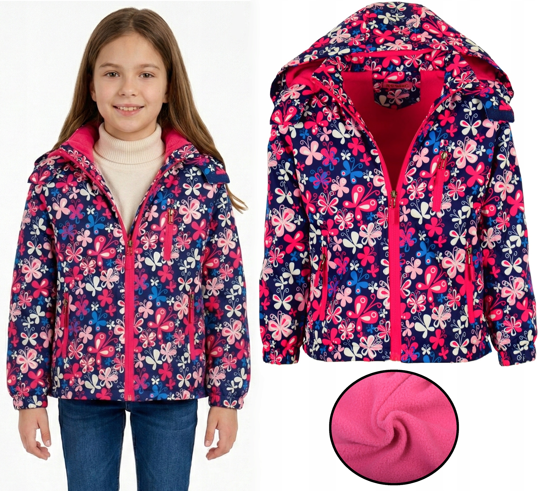 KURTKA J-283 G16 WIOSENNA/JESIENNA LEKKA POLAR 152