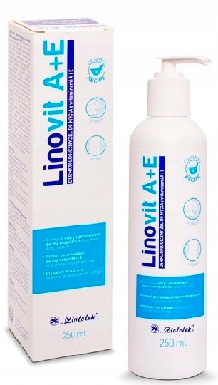 

Linovit A+e Dermatologiczny żel do mycia, 250ml