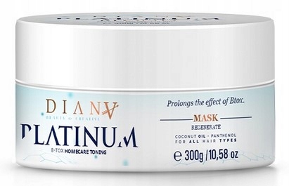 Maska Diana Beauty Platinum blond keratin 300 ml