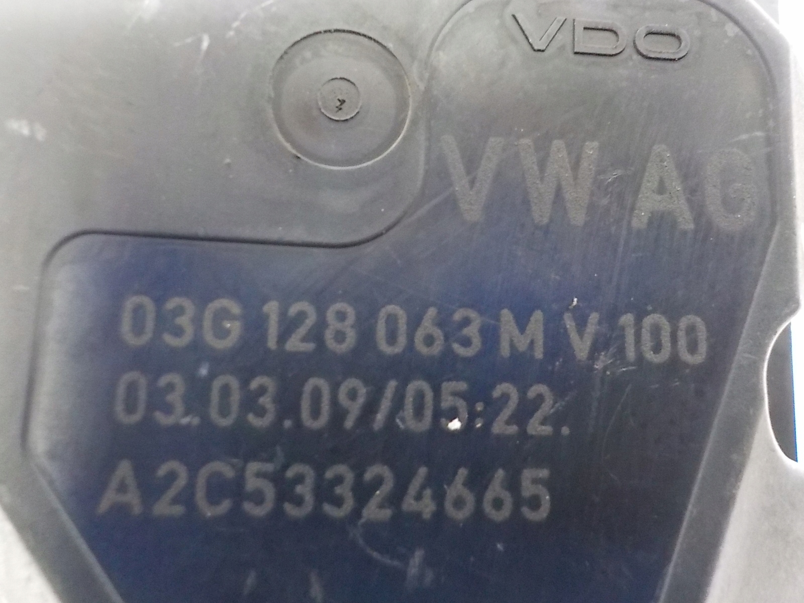 VW AUDI 1.9 BLS 2.0 BMM Valvola a farfalla 03G128063M