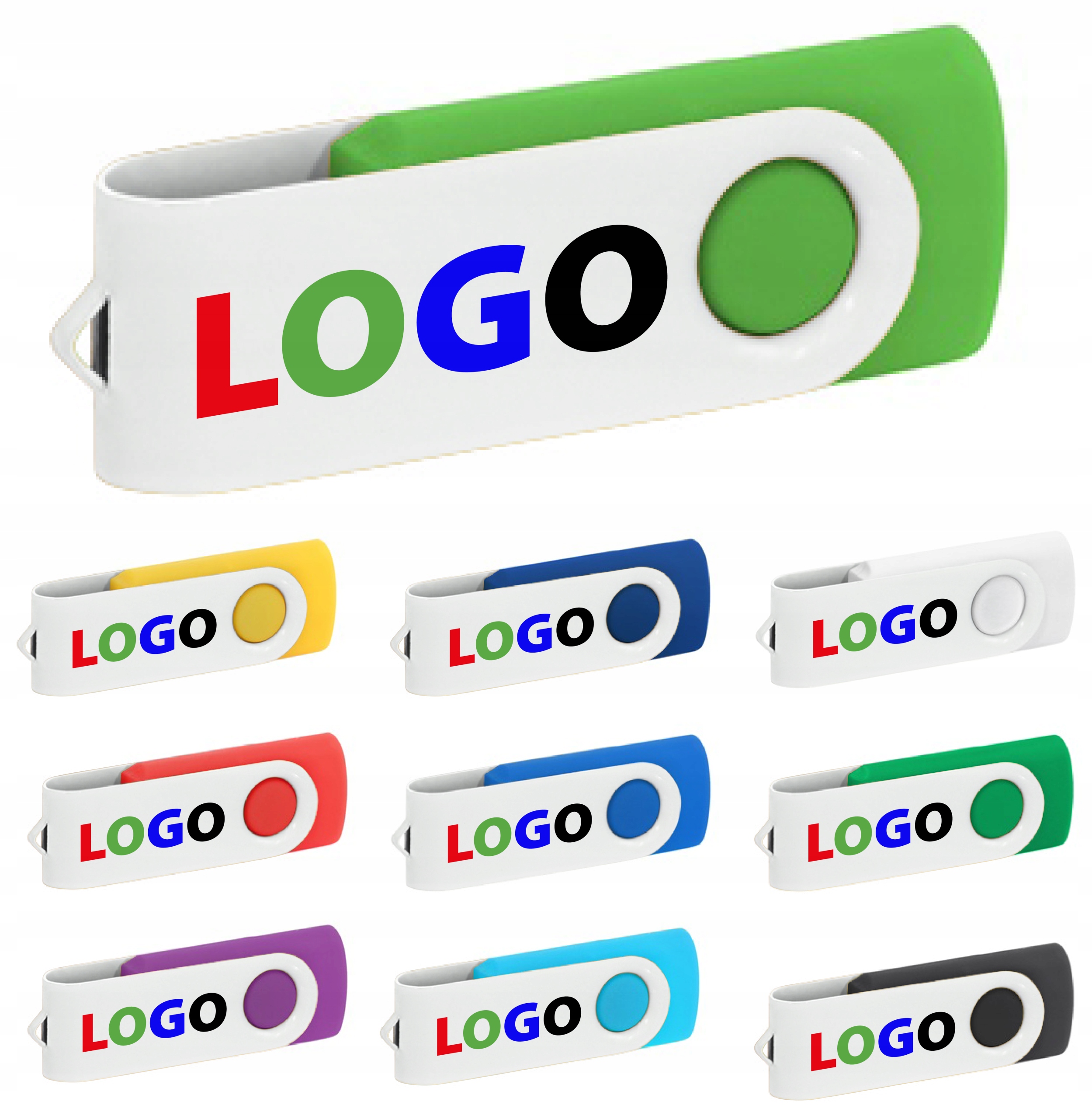 Pendrive twister 1GB usb2.0 s potiskem, logo 10 ks