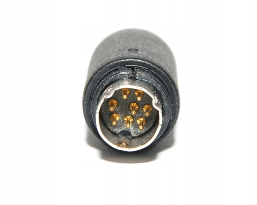 Wtyk minidin Mini-Din 8pin lutowany na przewód Kod producenta 2666