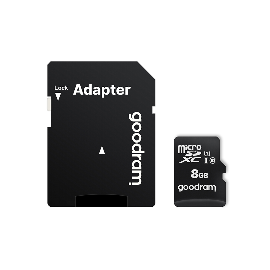

Karta pamięci micro sd Goodram 8GB z adapterem