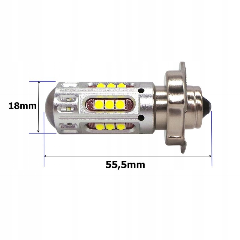 Zarowka LED P26S 12V 24V CANBUS biala mocna 2500lm Part manufacturer other