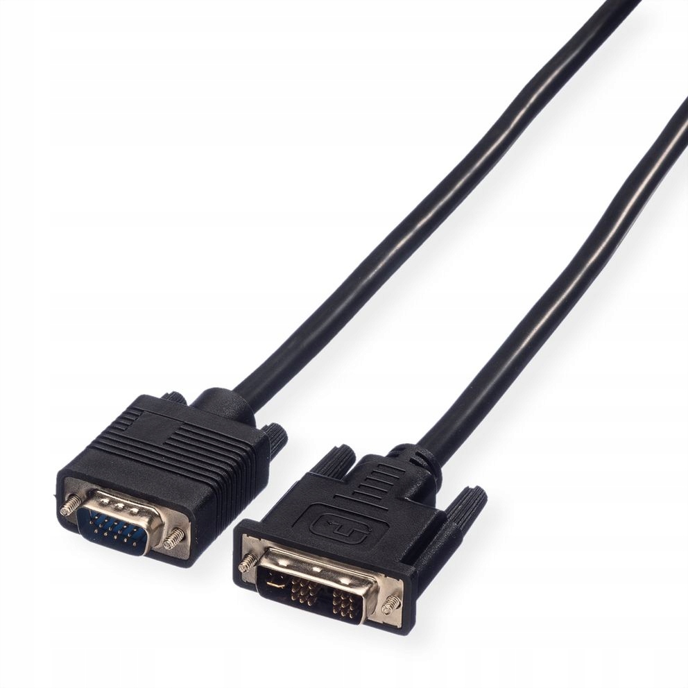 

Value Kabel DVI-A(18+5) VGA(HD-15) M/M 5m czarny