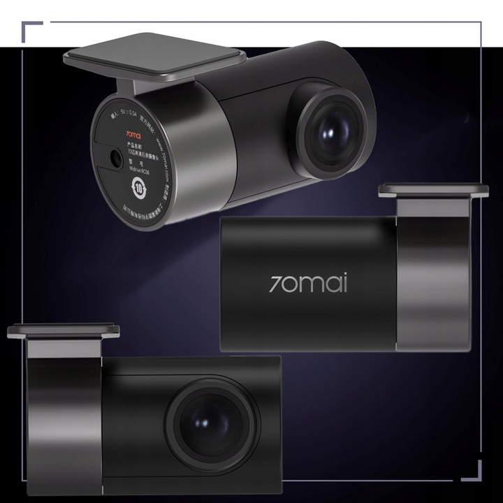 Wideorejestrator 70mai PRO+ A500S WSTECZNA ADAPTER Komunikacja Bluetooth GPS