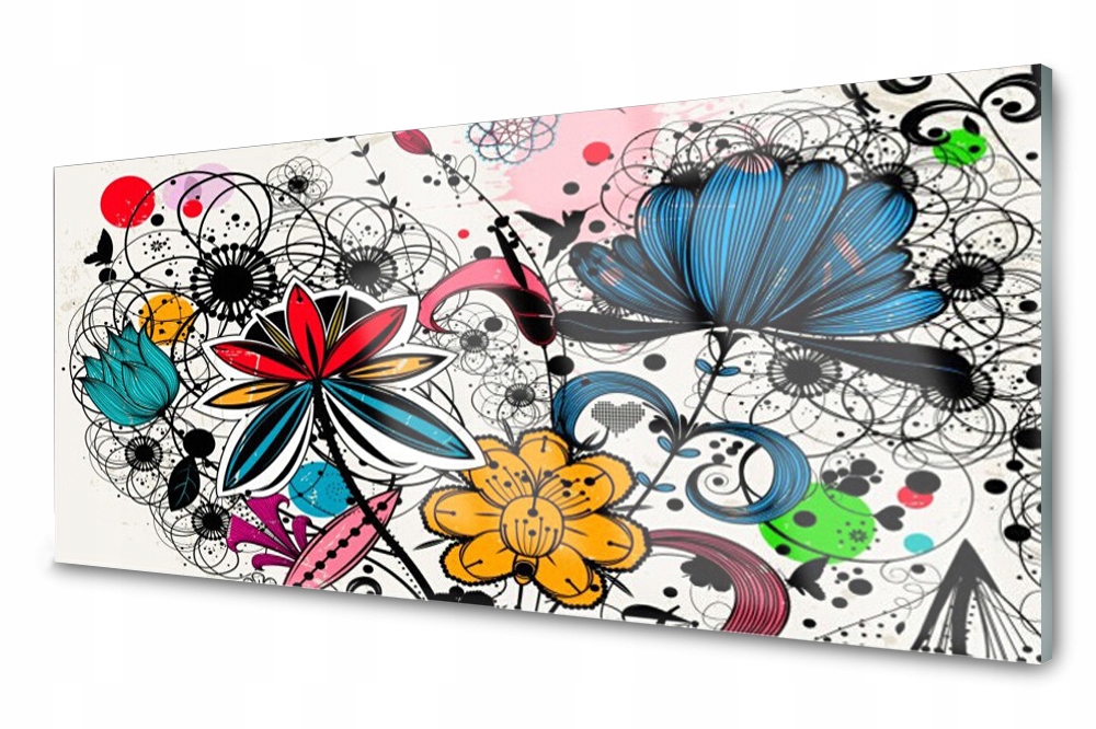 

Panel szklany do kuchni Abstrakcja 125x50