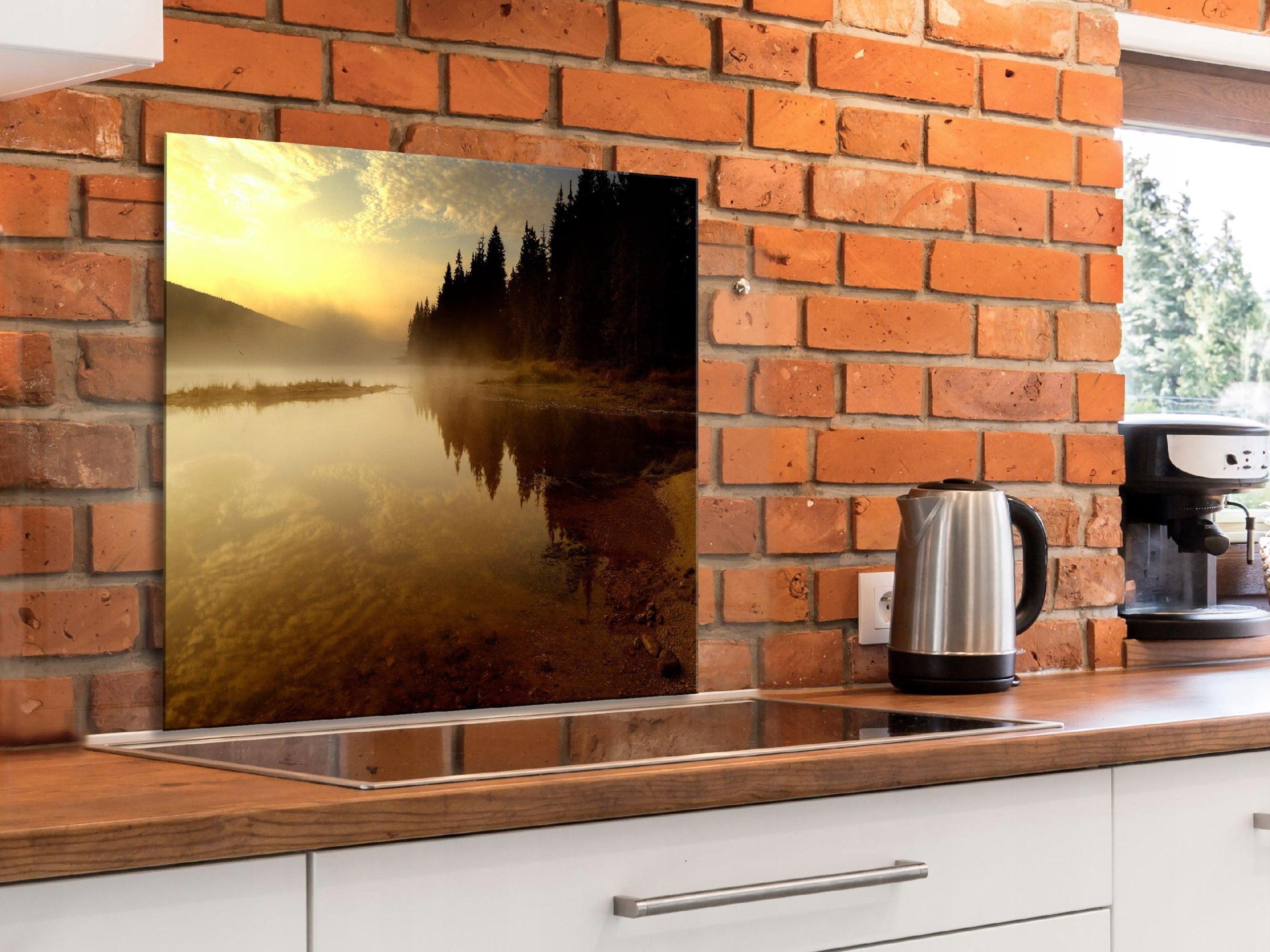 Skleněný Kuchyňský Panel 80x80 c-B-0496-aq-a