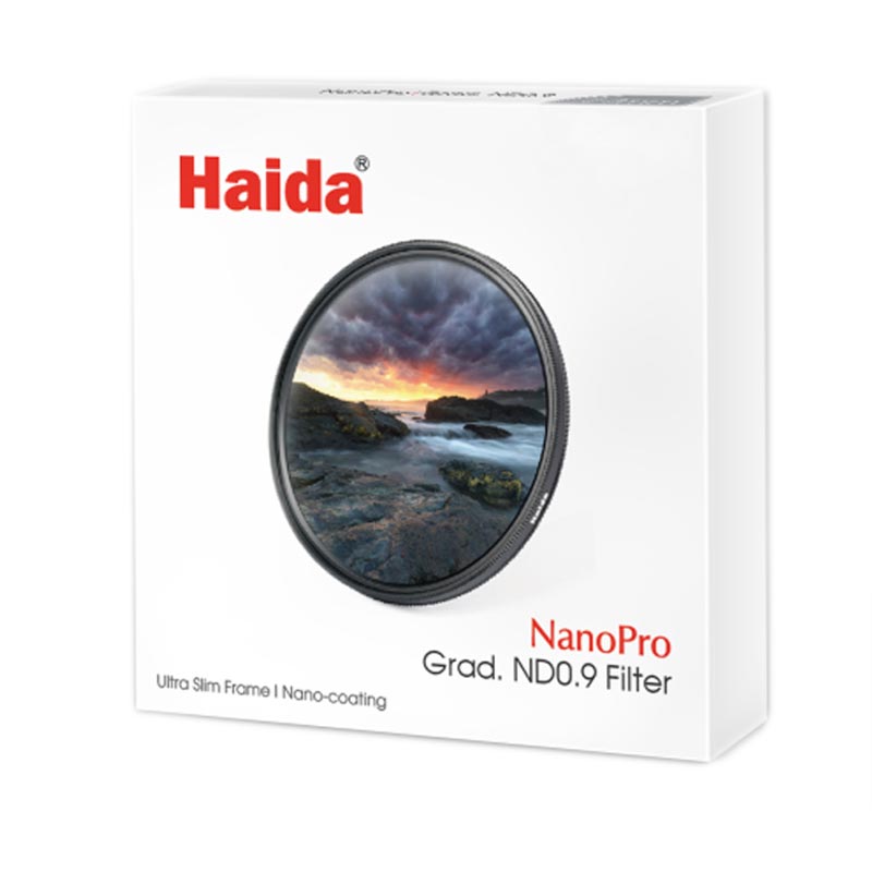 Poloviční šedý filtr Haida ND8 0.9 NanoPro 95 mm