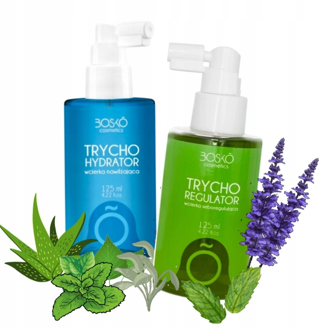 Zestaw wcierka do włosów Bosko TrychoRegulator Trychohydrator 2x125 ml