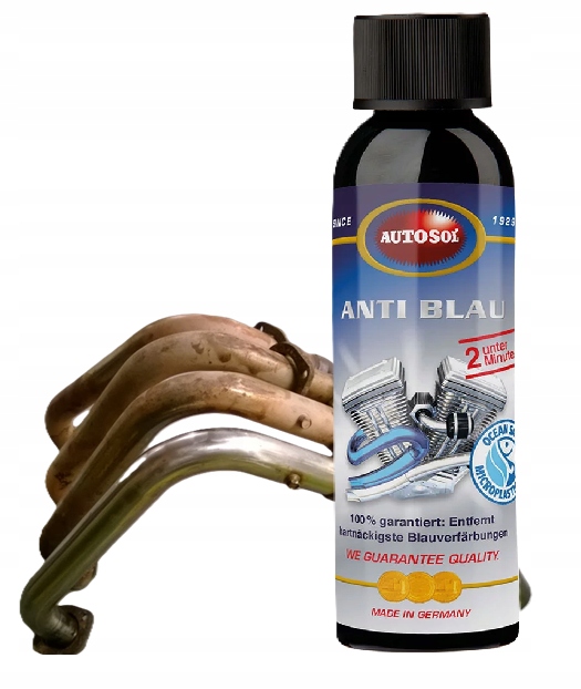 Preparat do czyszczenia kolektorów i rur motocykli Autosol Bluing 150ml