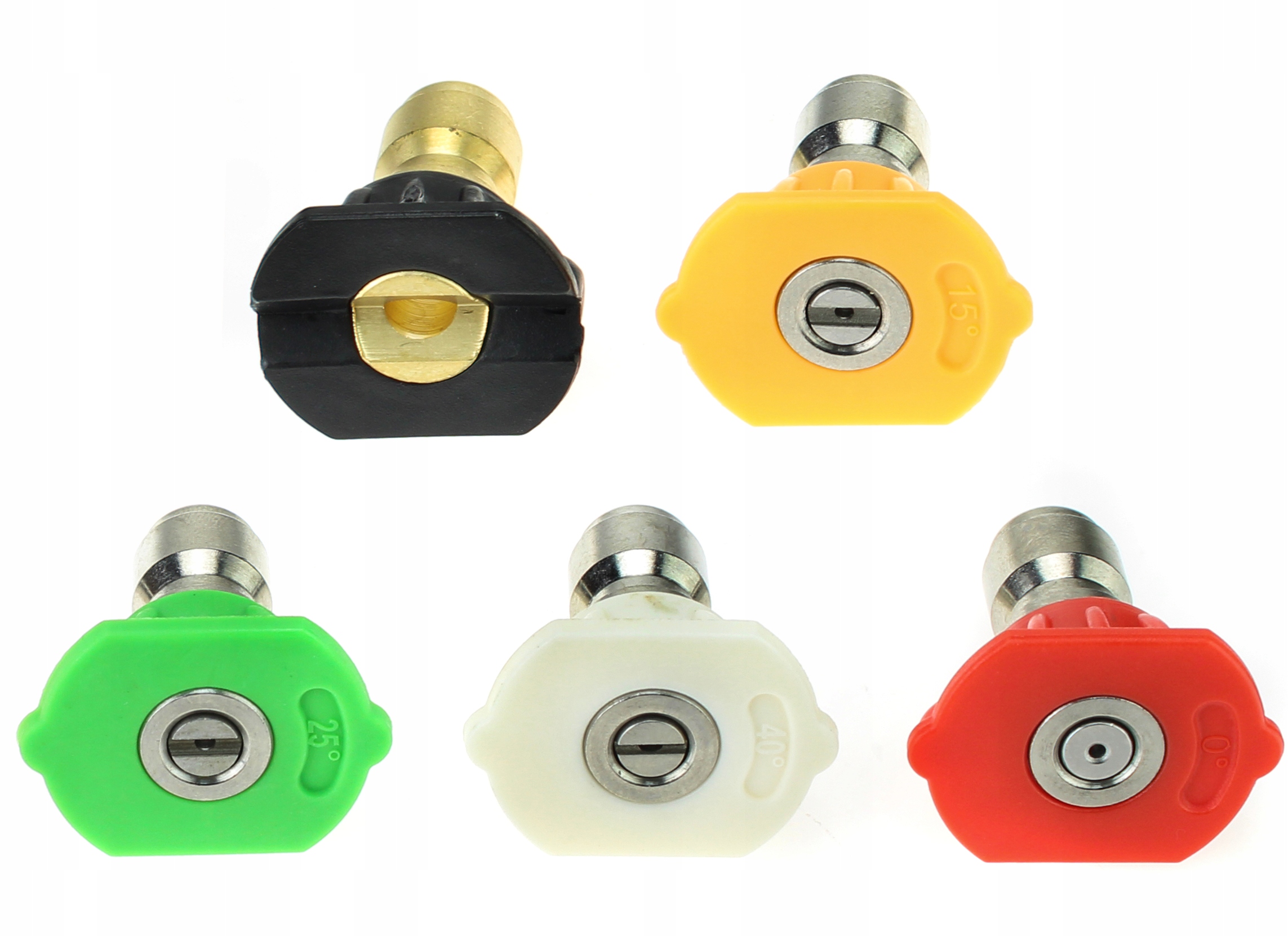 ZESTAW DYSZ NA SZYBKOZŁĄCZE DYSZE DO MYJKI CIŚNIENIOWEJ