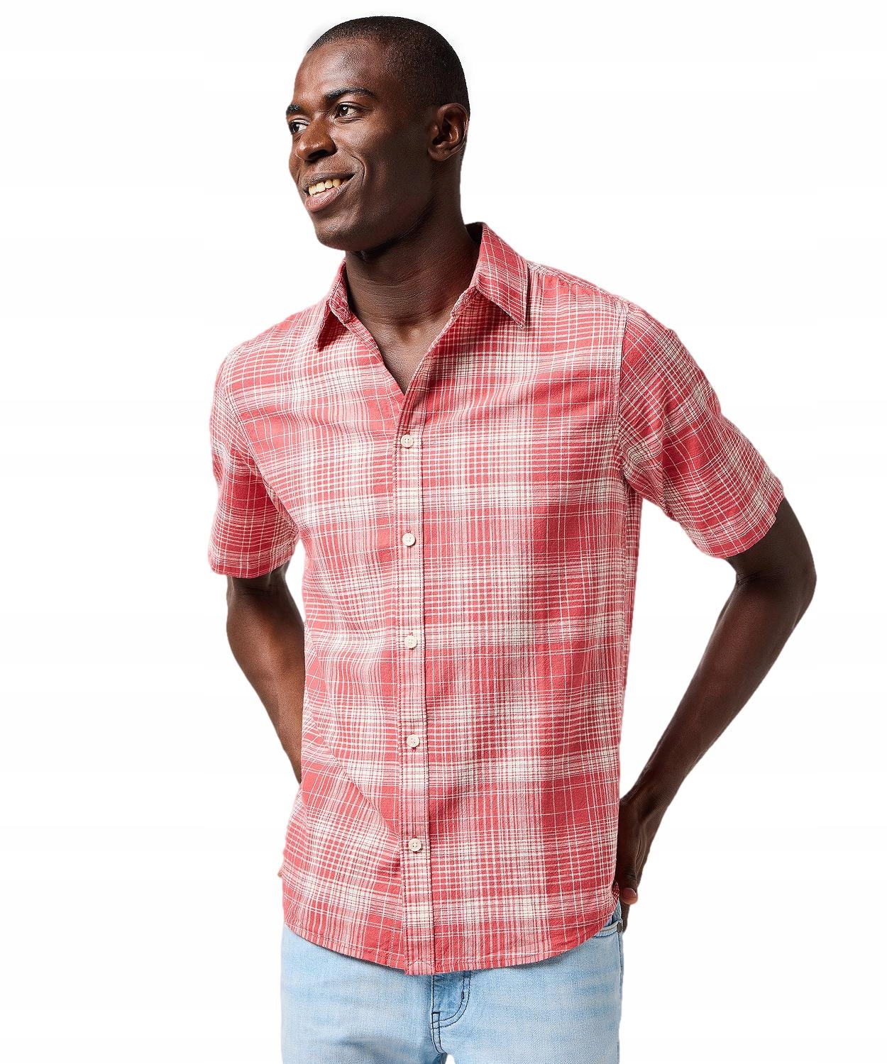 Košile Wrangler Ss Shirt 112364053 Red L