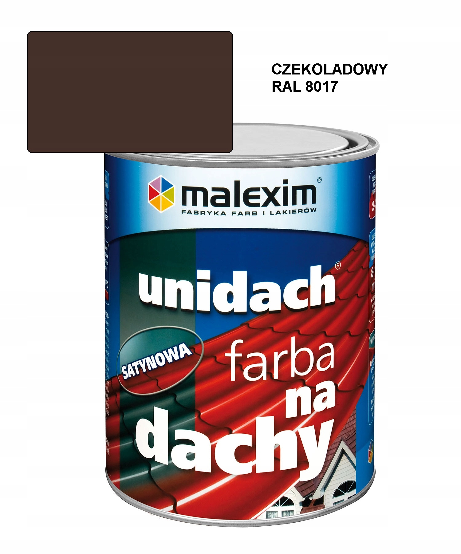 Farba na dach ocynk Unidach 10L Satyna Ral 8017