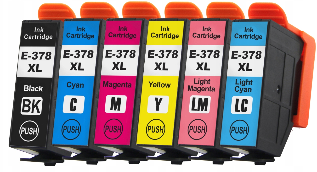 6X Tusze do Epson Expression Photo XP-8600 XP-8700