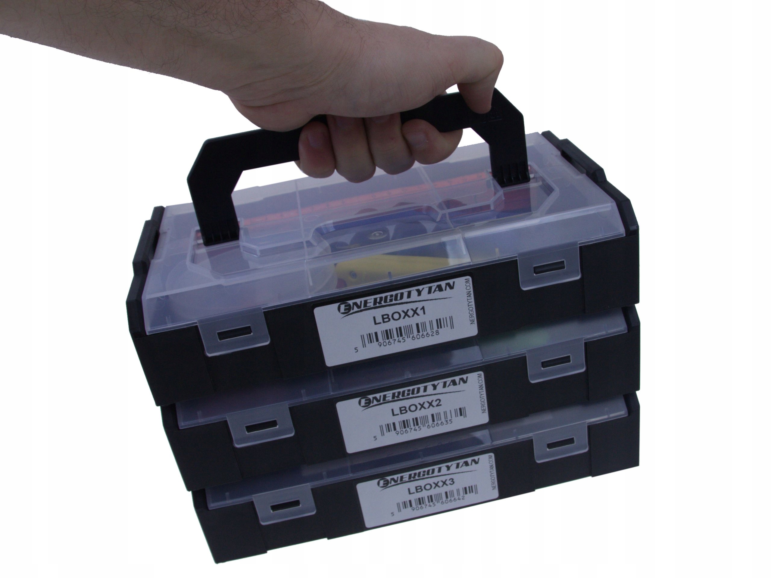 ZACISKARKA DO KOŃCÓWEK OCZKOWYCH + WEICON LBOXX3 Model LBOXX3