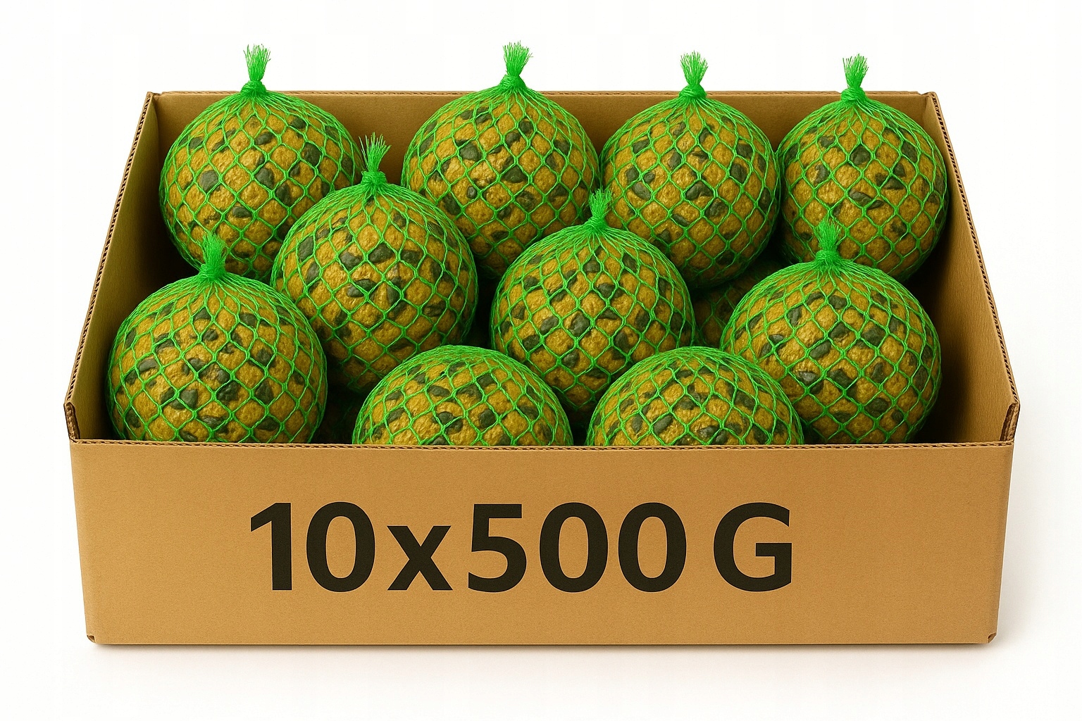 Levně Obilno-tukové Koule Pro Divoké Ptáky, Pyza Do Krmítka 10X500 G