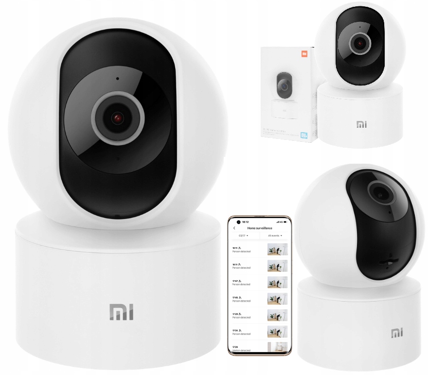 

Kamera Ip Wifi 2K Pro Obrotowa 360 Xiaomi MI Home