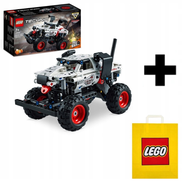 LEGO TECHNIC MONSTER JAM MUTT DALMATIAN ZESTAW 42150 + TORBA NA PREZENT