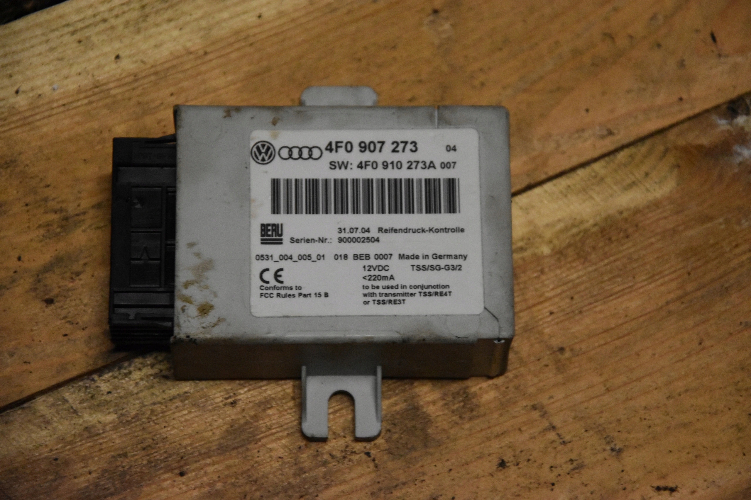 Centralina KONTROLI pressione AUDI 4F0907273