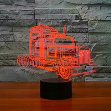 

Lampka Nocna 3D Led Lampa Wielokolorowa