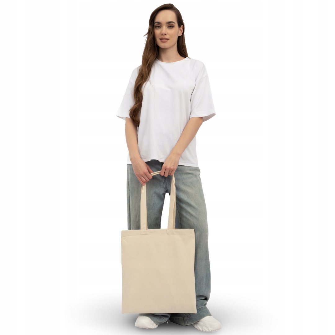 50 ks Bavlněná Taška 38x42 Bavlna 100% pro potisk, pro malování 145 g