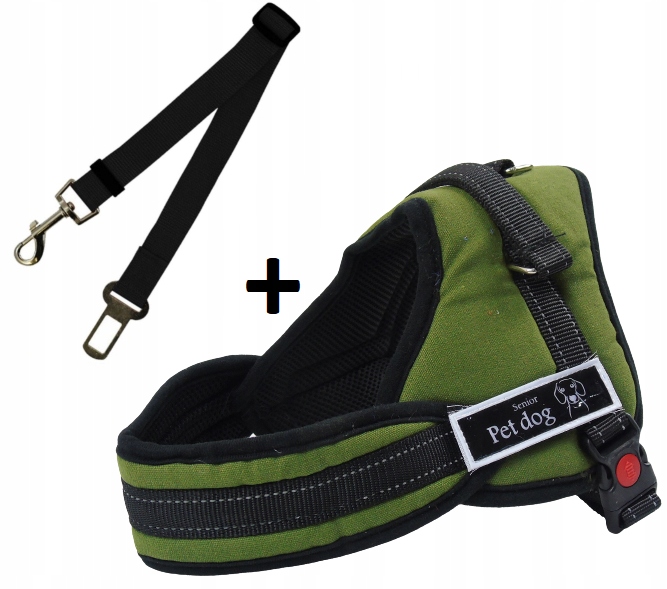 

Szelki dla psa Mocne roz. M 56-70 cm + Smycz Pas