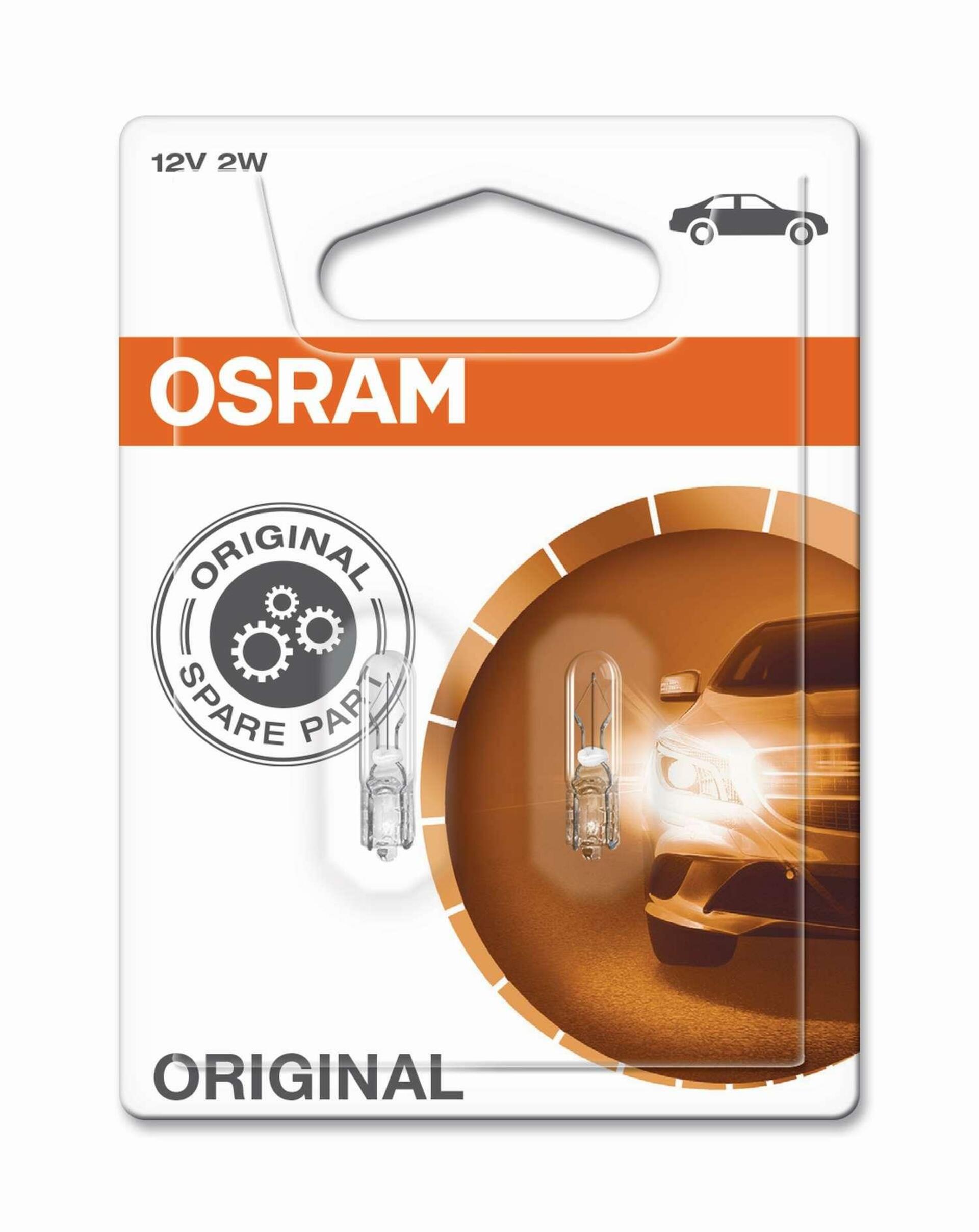 OSRAM 2W blister 2ks 12V Original 2722-02B