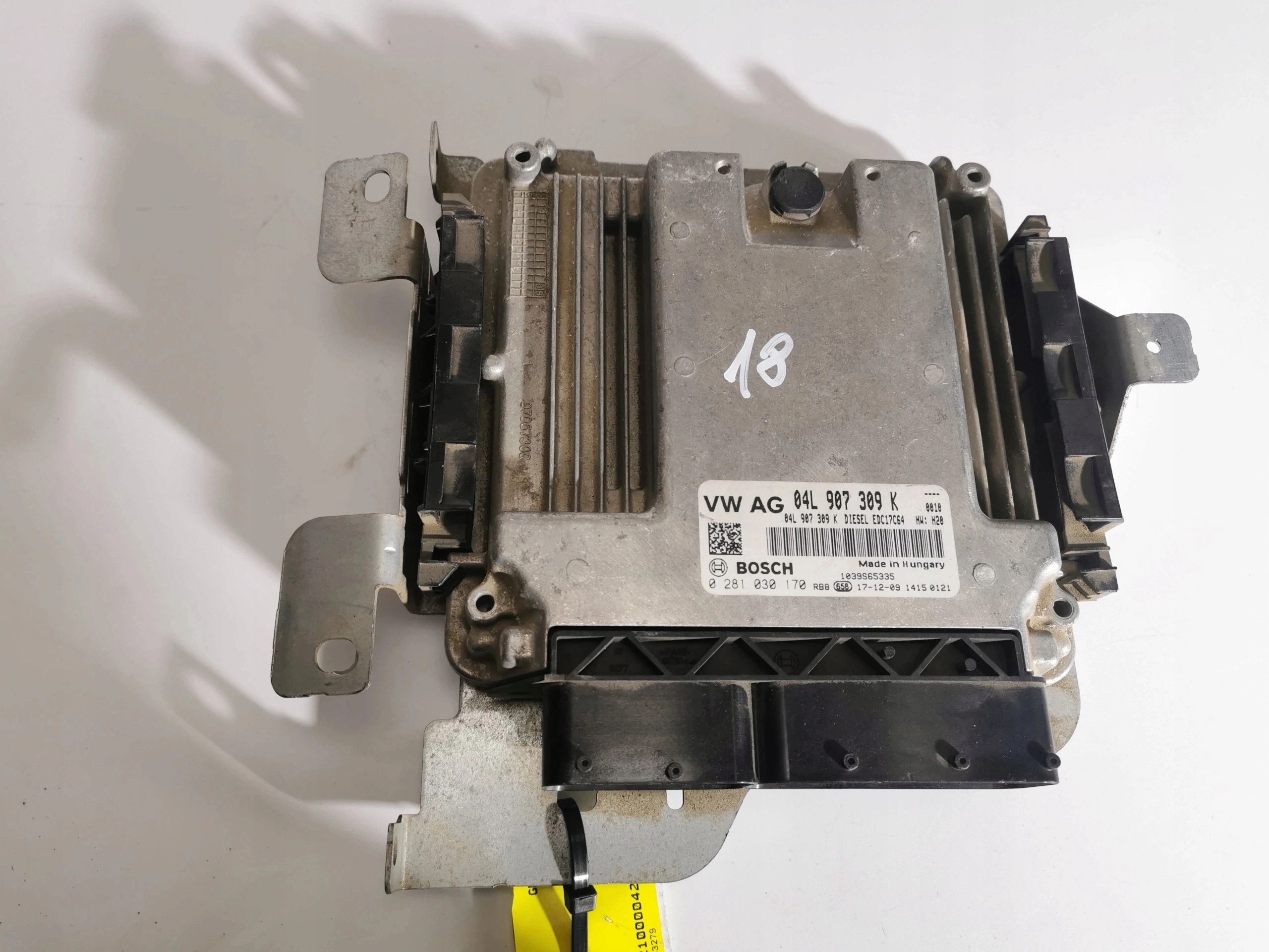VW CADDY 2.0TDI 0281030170 04L907309K Computer ECU