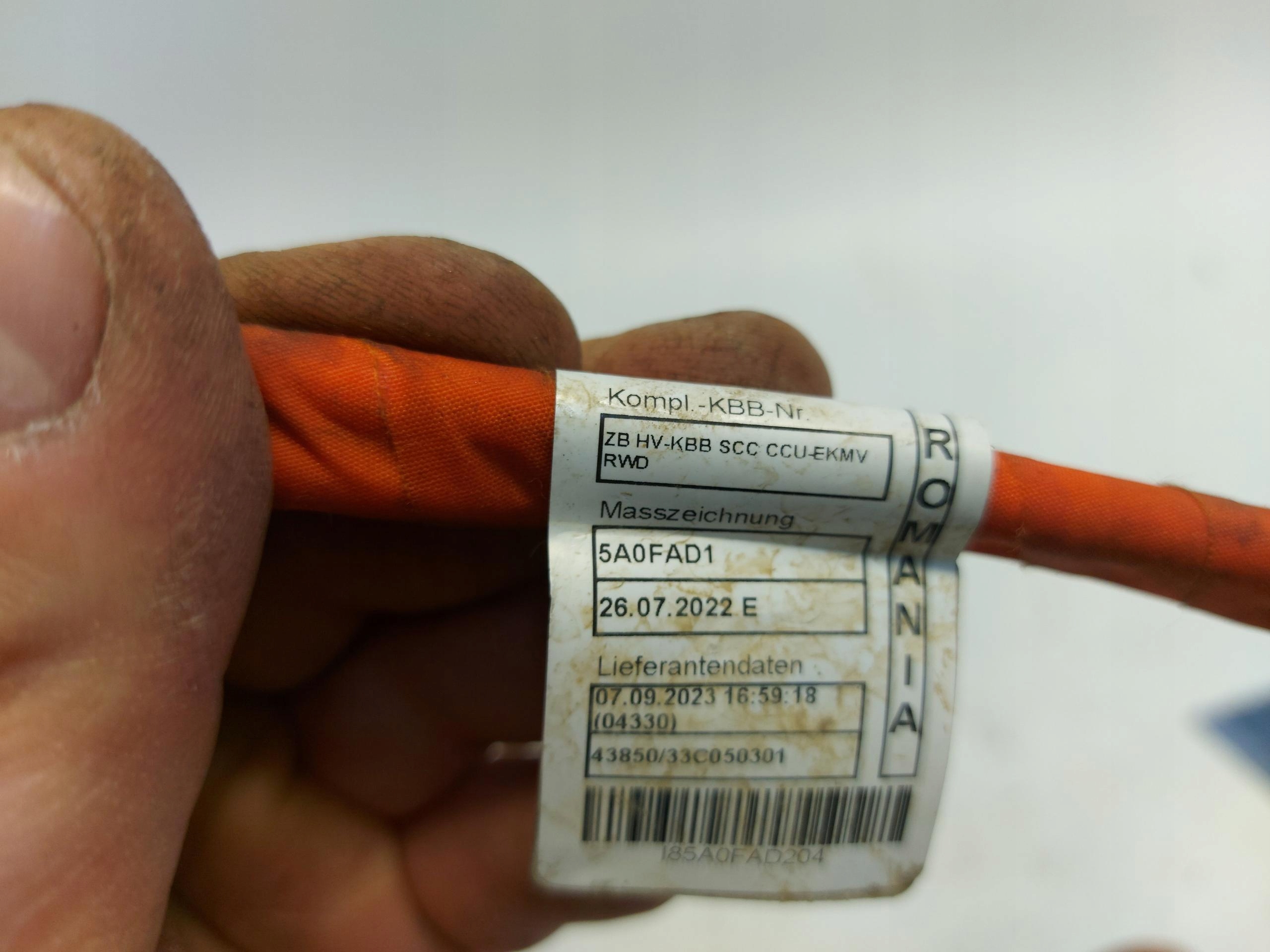 BMW i4 G26 4 GranCoupe, 2023 bundle wiring kabel electrical