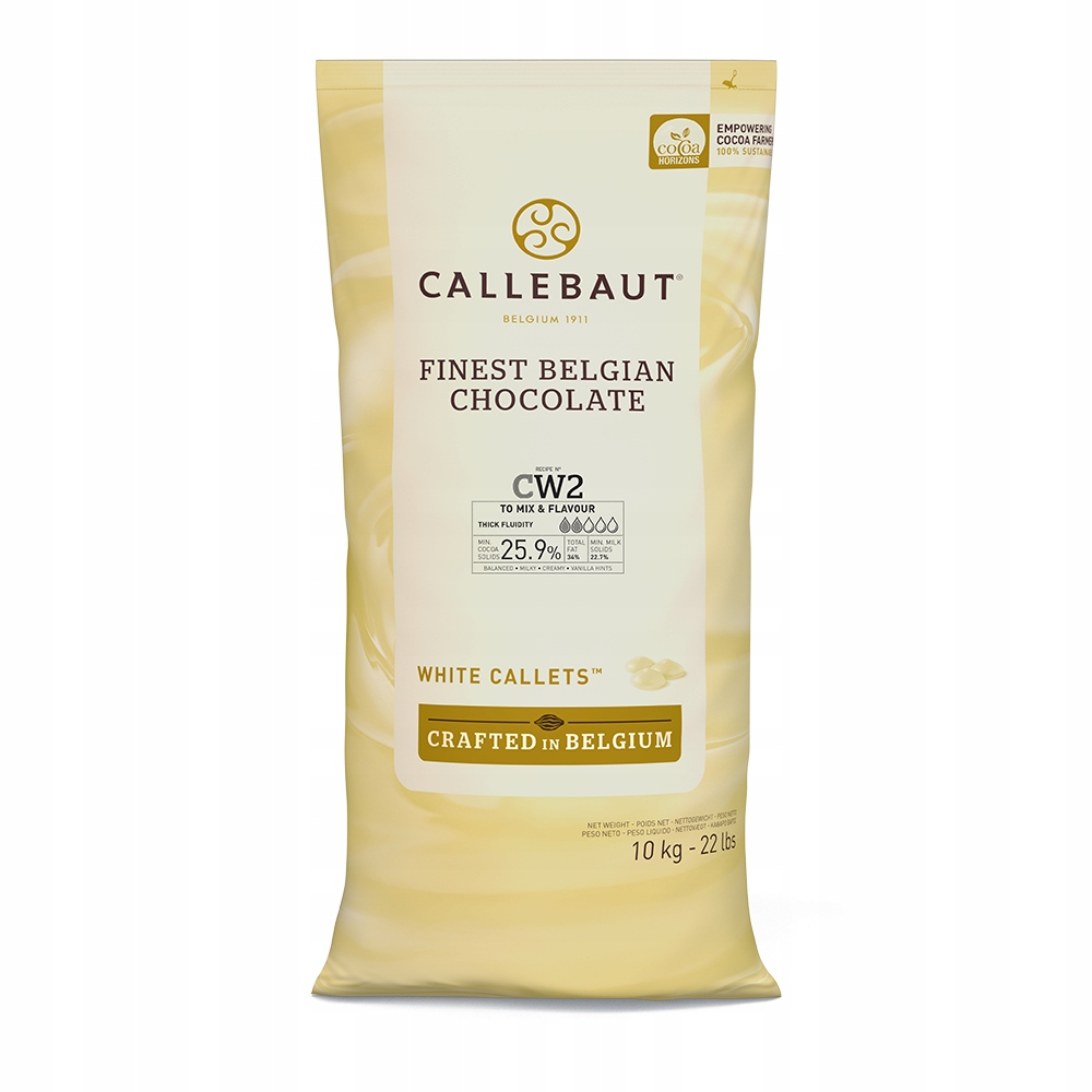 Levně Callebaut čokoláda bílá 28% CW2 10 kg
