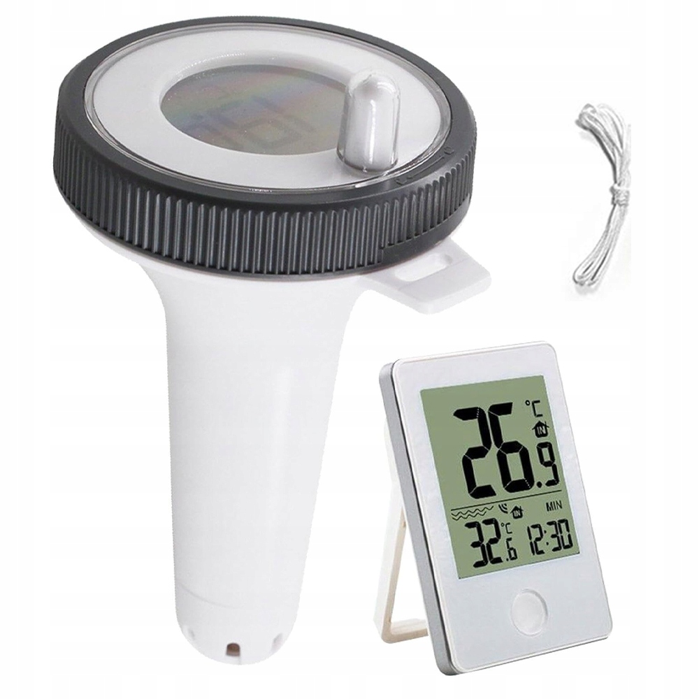 Bazénový Teploměr Do Bazénu Plovoucí Bezdrátový Šňůrka Senzor