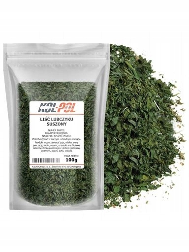4x Lubčíkův List 100g Sušený libeček listy přírodní aromatické Kol-Pol