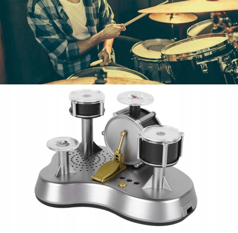 MINI ZESTAW PERKUSYJNY DOTYKOWY BĘBNY NA PALCE FINGER TOUCH DRUMS Marka inna