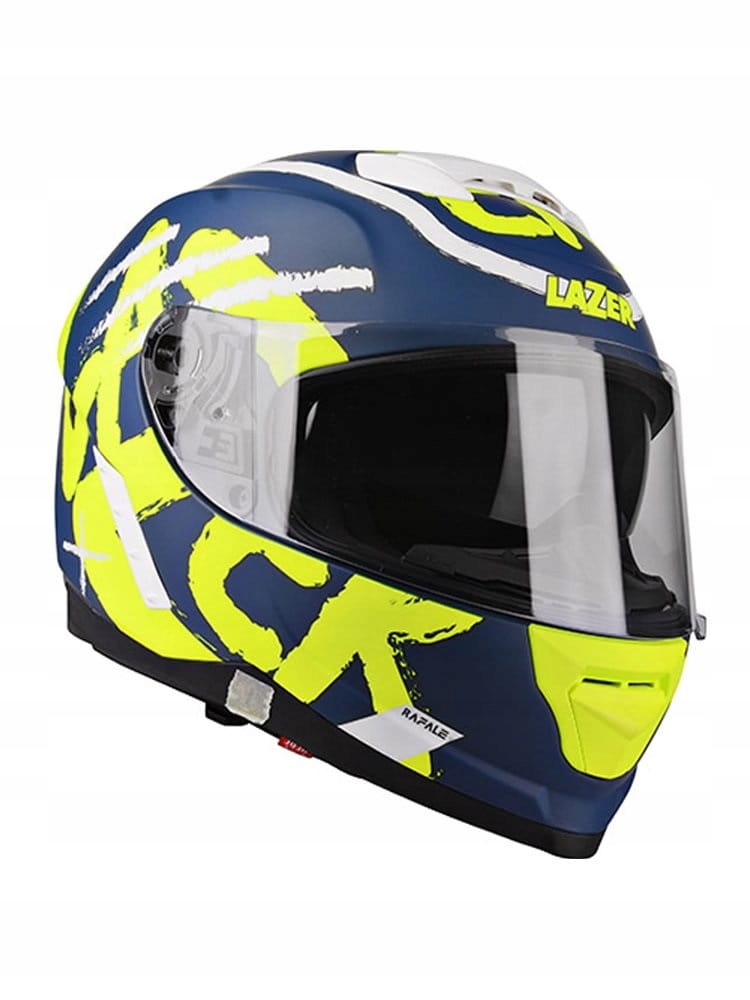 Prilba Lazer Rafale Street Blue/Yellow/White L
