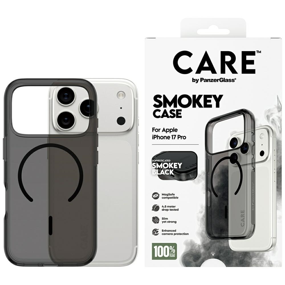 Pouzdro Care by PanzerGlass Flagship Urban Explorer v černé barvě pro iPhone 17 Pro