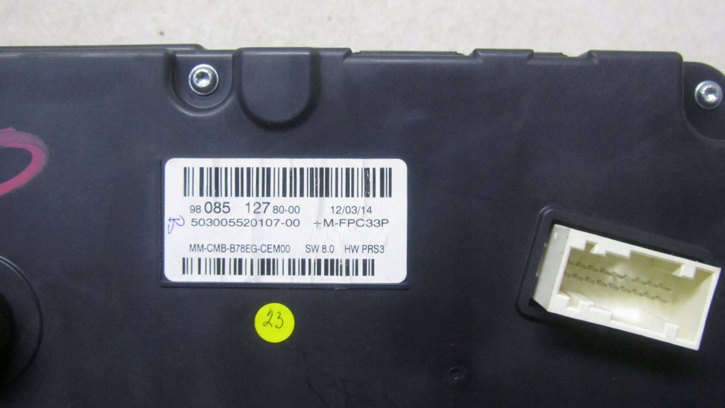 CITROEN C4 II PICASSO dials dials 9808512780 13
