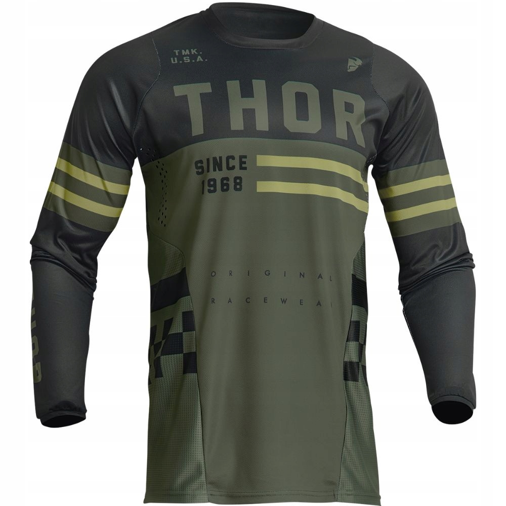 BLUZA NA CROSSA ATV THOR PULSE COMBAT ARMY 3XL
