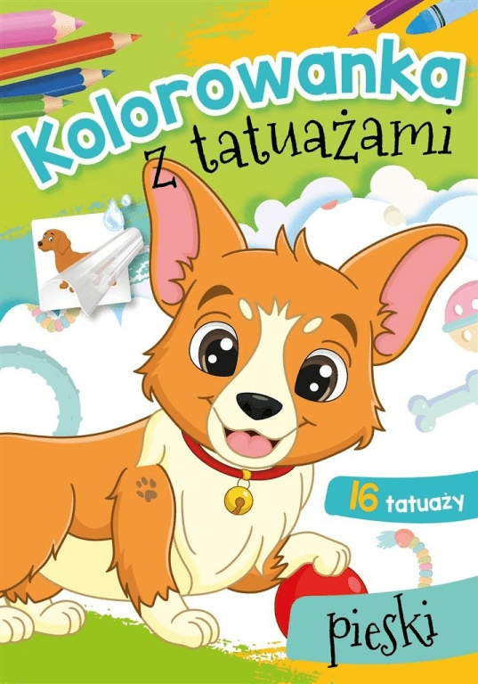 

Kolorowanka z tatuażami. Pieski Praca Zbiorowa